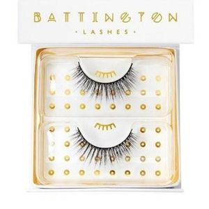 BATTINGTON Lashes Monroe 3D Silk Lashes and Glue Kit | Multi-use | NEW in Box